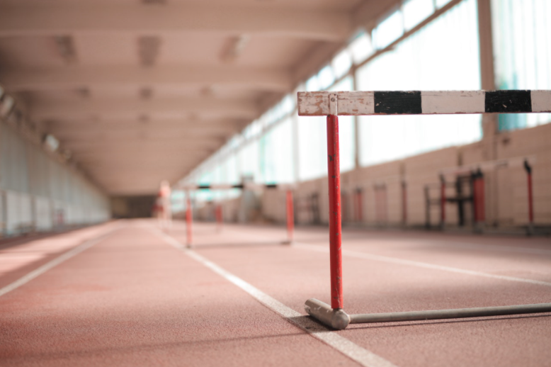Hurdles race track