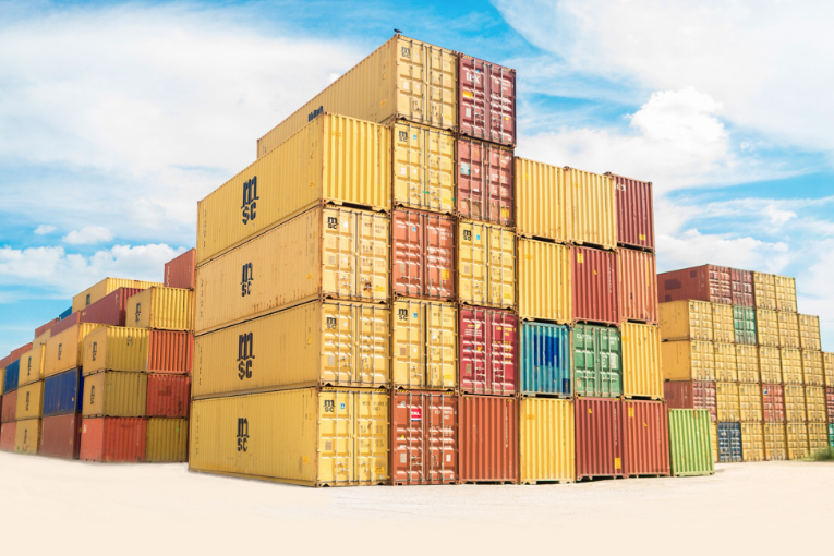 containers stacked