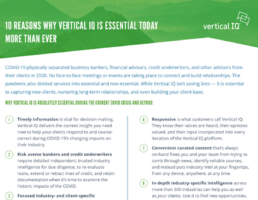 10 Reasons Why Vertical IQ is Essential Today More Than Ever