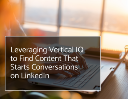 Webinar with Brynn Tillman and Susan Bell on how to use LinkedIn content creation to leverage sales.
