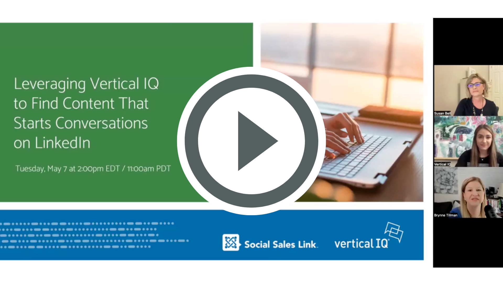 Webinar Image for Leveraging VIQ with social sales link