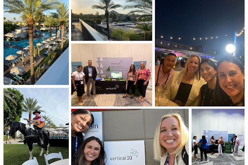 Collage of employees of Vertical IQ at the Abrigo ThinkBIG conference in Pheonix, Arizona