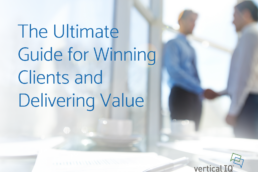 The Ultimate Guide for Winning Clients and Delivering Value eBook cover helping boost credibility