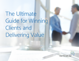 The Ultimate Guide for Winning Clients and Delivering Value eBook cover helping boost credibility