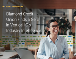 Cover image for a Case Study for Diamond Credit Union with a woman smiling on the cover